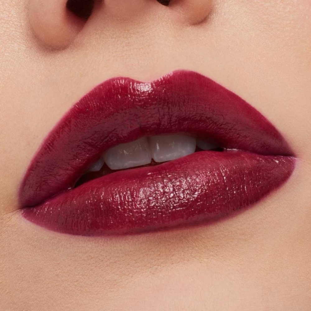 Mac Satin Dark Red Lipstick Rebel Red Creamy Buildable Coverage Satin Finish New